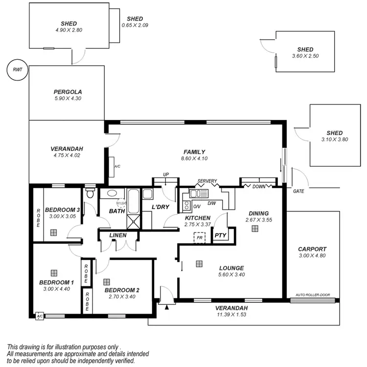 Floorplan of Homely house listing, 47 Australia Avenue, Modbury SA 5092