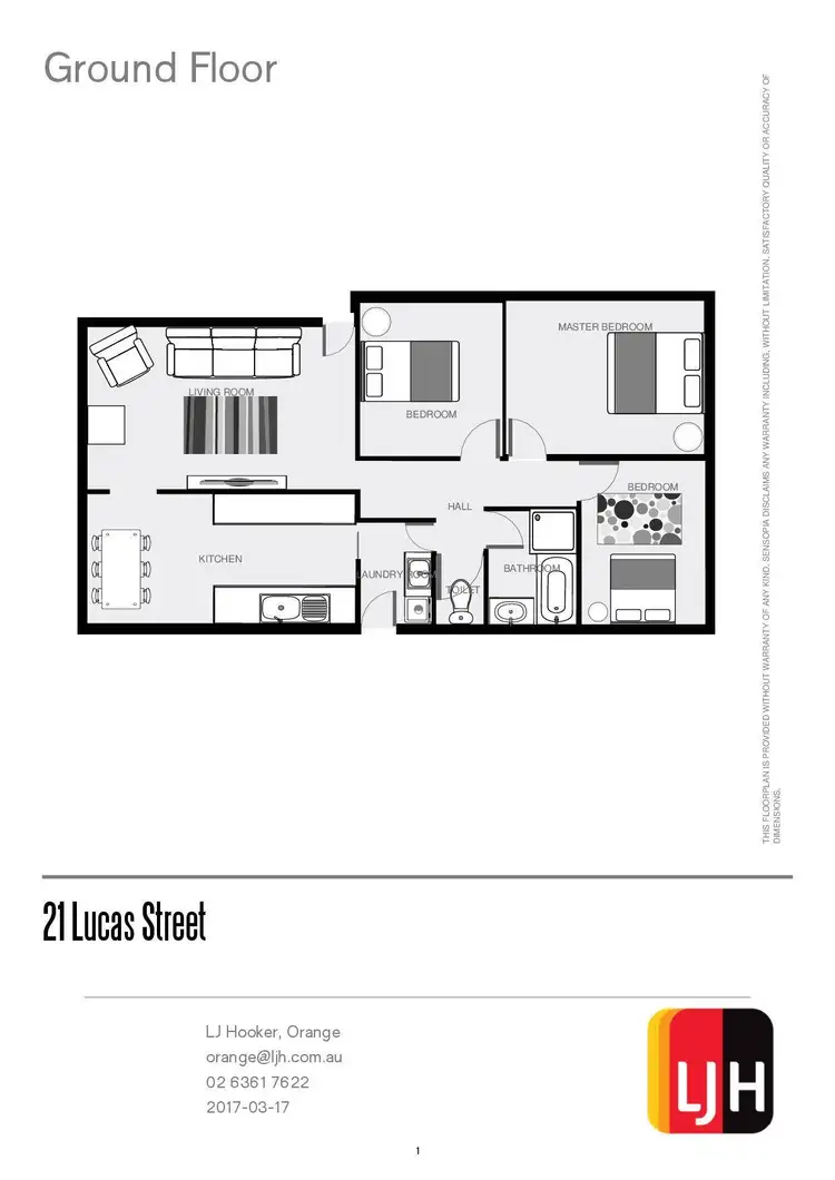 Floorplan of Homely house listing, 21 Lucas Street, Orange NSW 2800