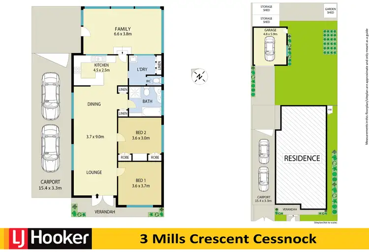 Floorplan of Homely house listing, 3 Mills Crescent, Cessnock NSW 2325