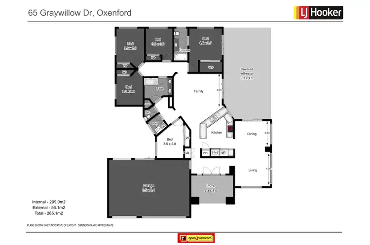 Floorplan of Homely house listing, 65 Graywillow Boulevard, Oxenford QLD 4210