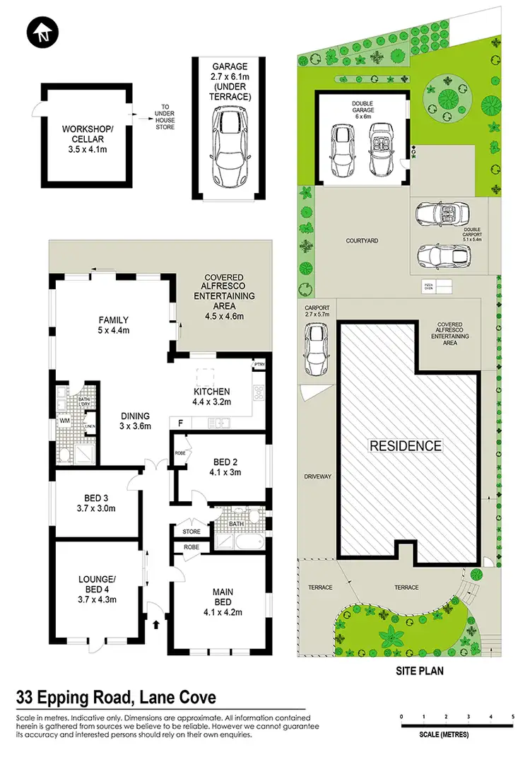 Floorplan of Homely house listing, 33 Epping Road, Lane Cove NSW 2066