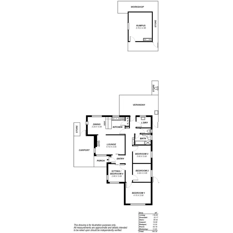 Floorplan of Homely house listing, 14 Thames Avenue, Klemzig SA 5087