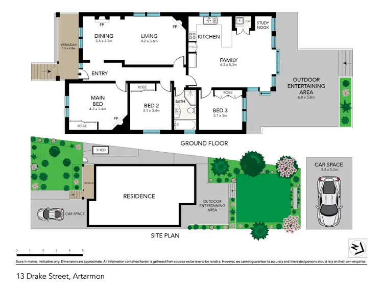 Floorplan of Homely house listing, 13 Drake Street, Artarmon NSW 2064