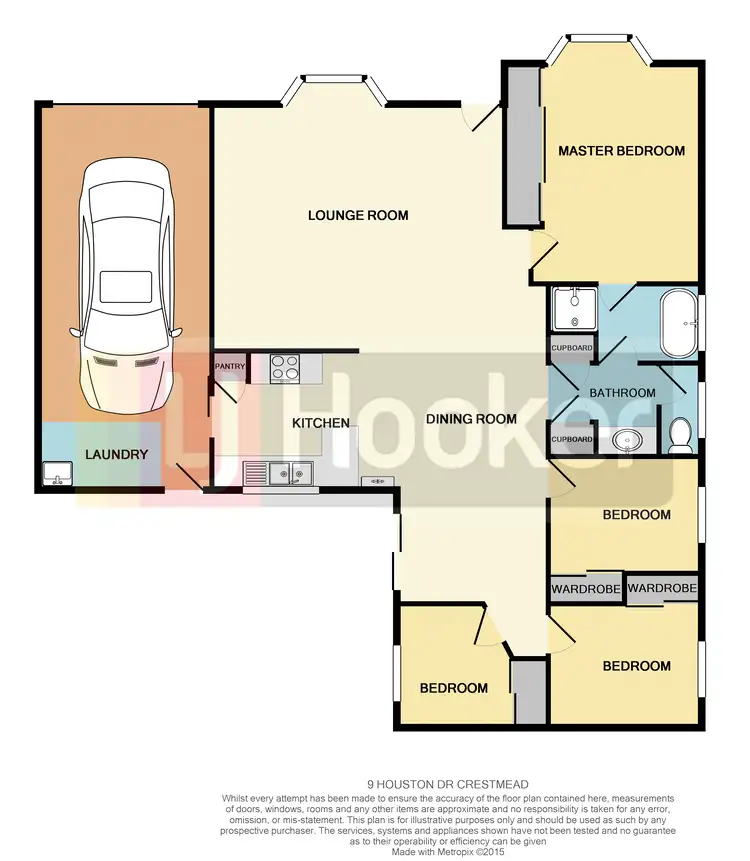 Floorplan of Homely house listing, 9 Houston Drive, Crestmead QLD 4132
