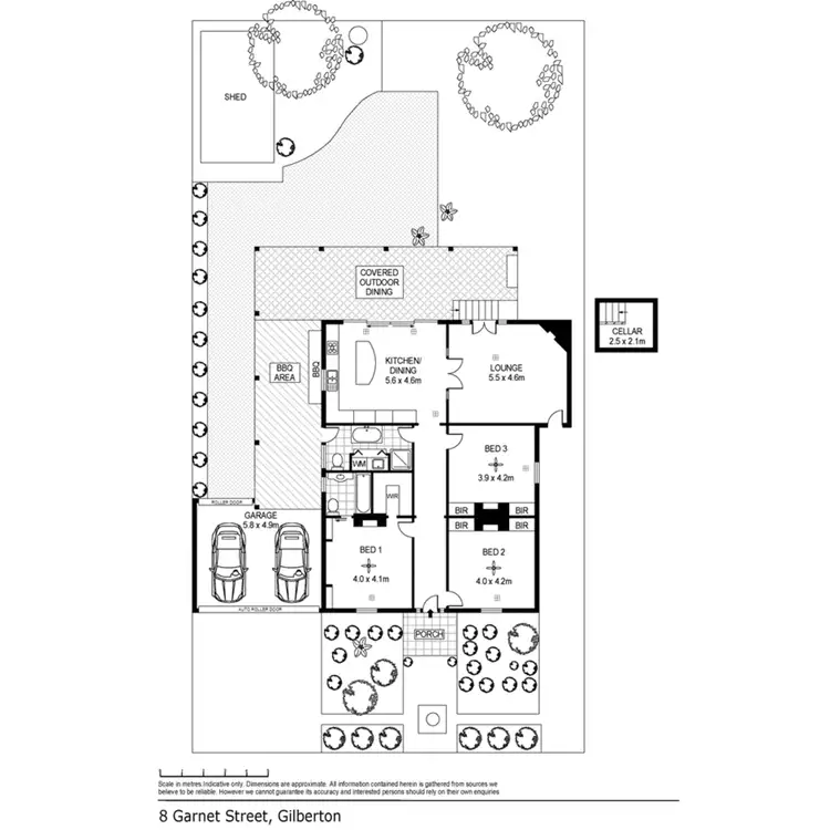 Floorplan of Homely house listing, 8 Garnet Street, Gilberton SA 5081