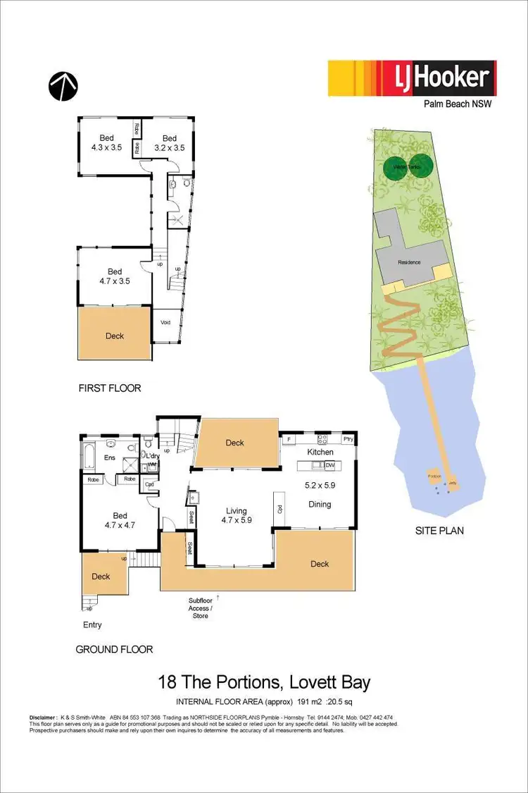 Floorplan of Homely house listing, 18 Portions Lane, Lovett Bay NSW 2105