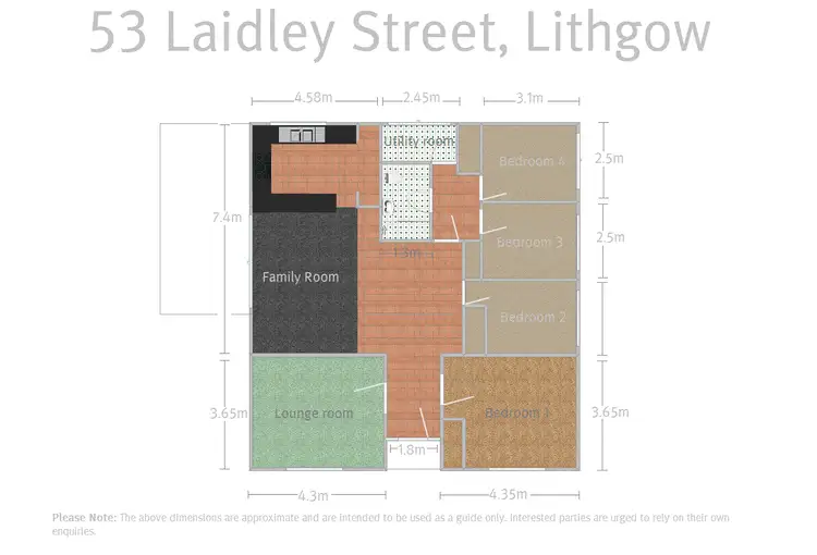 Floorplan of Homely house listing, 53 Laidley Street, Lithgow NSW 2790