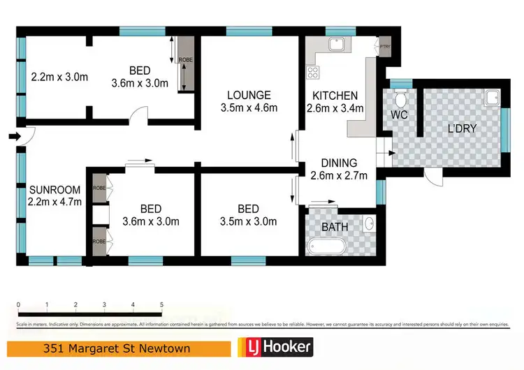 Floorplan of Homely house listing, 351 Margaret Street, Newtown QLD 4350
