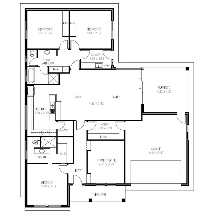 Floorplan of Homely house listing, 20 Denham Street, Gawler East SA 5118