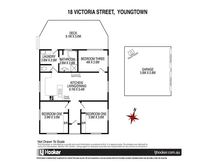 Floorplan of Homely house listing, 18 Victoria Street, Youngtown TAS 7249