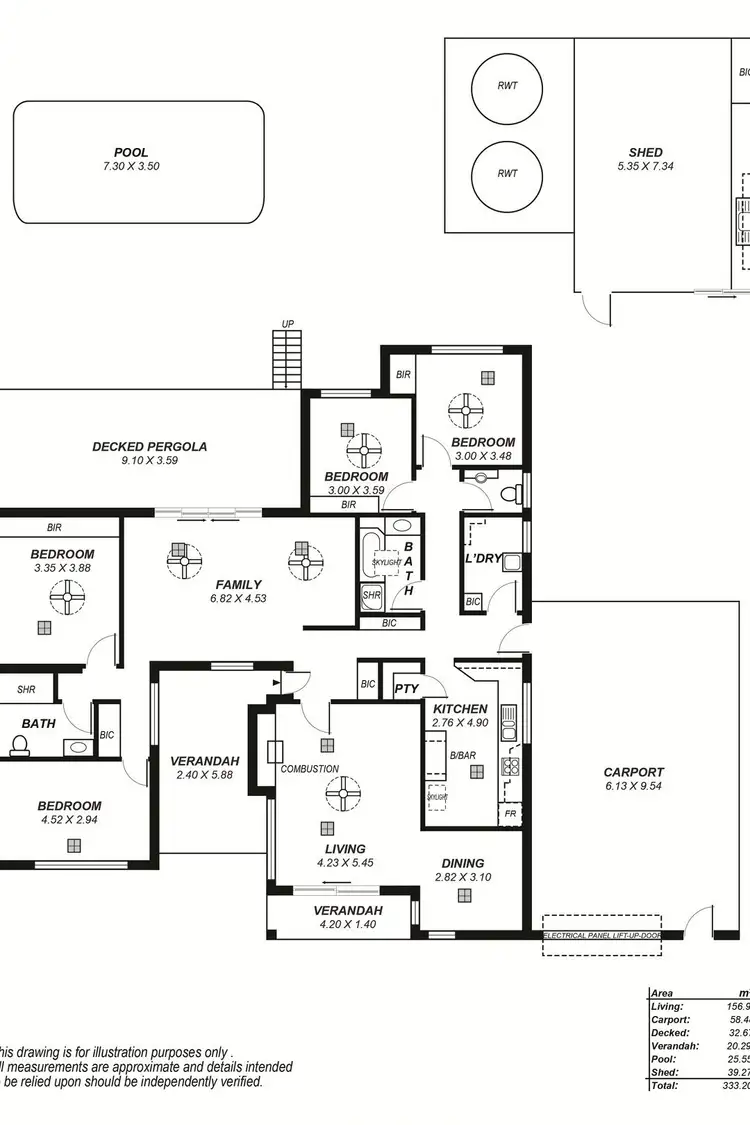 Floorplan of Homely house listing, 10 Hams Road, Flagstaff Hill SA 5159