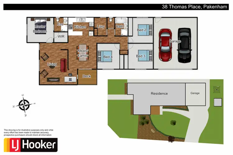 Floorplan of Homely house listing, 38 Thomas Place, Pakenham VIC 3810