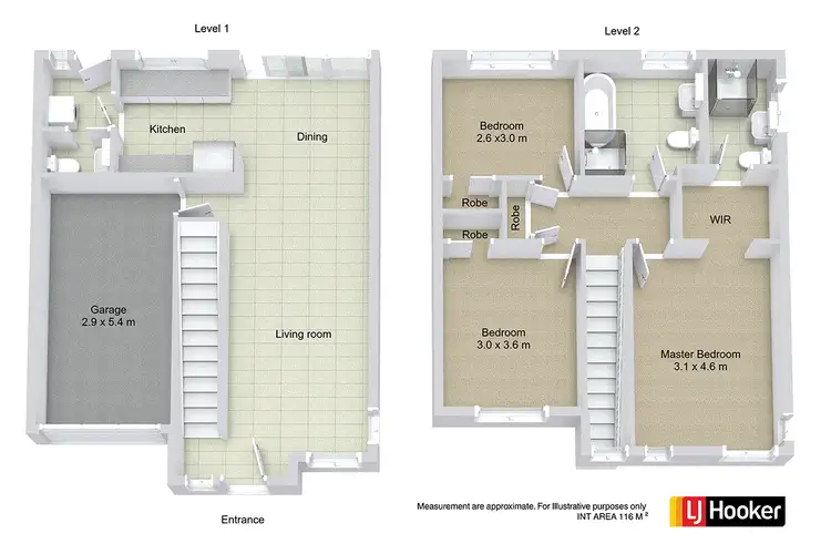 Floorplan of Homely semi-detached listing, 32 Sovereign Circuit, Glenfield NSW 2167