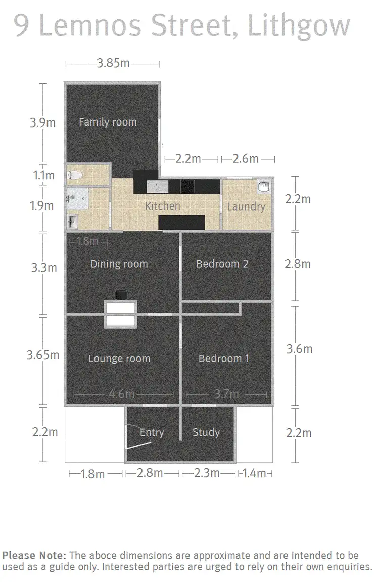 Floorplan of Homely house listing, 9 Lemnos Street, Lithgow NSW 2790