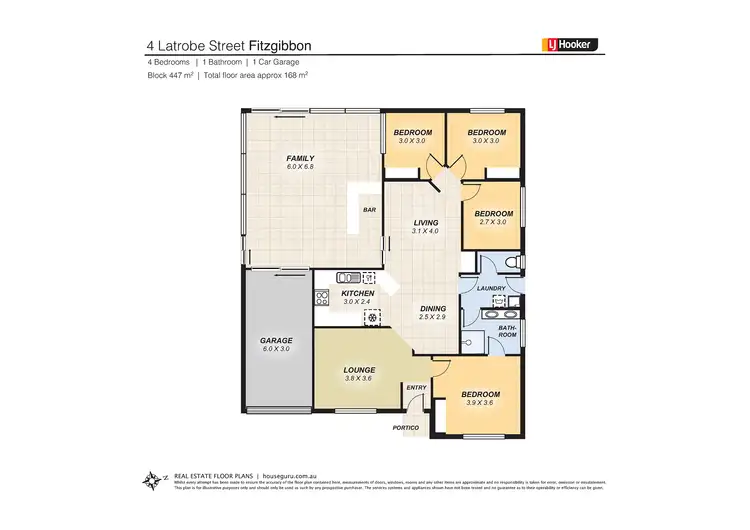 Floorplan of Homely house listing, 4 Latrobe Street, Fitzgibbon QLD 4018
