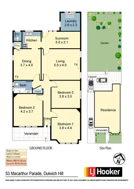 Floorplan of Homely house listing, 53 Macarthur Parade, Dulwich Hill NSW 2203