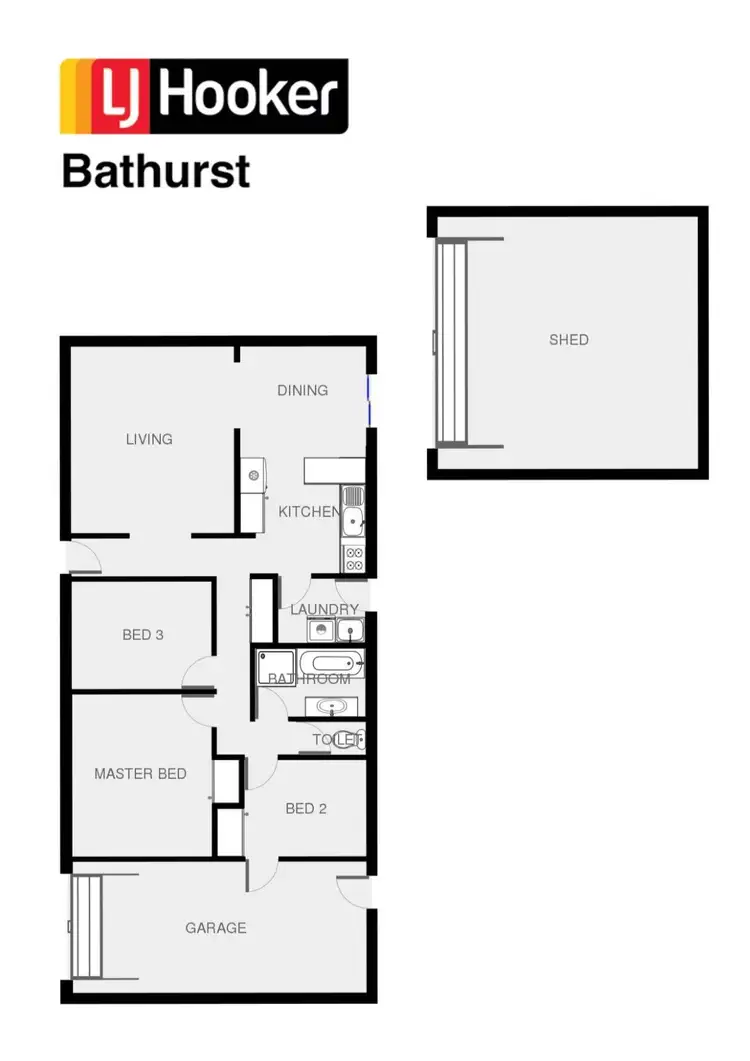 Floorplan of Homely house listing, 10 Katandra Place, Kelso NSW 2795