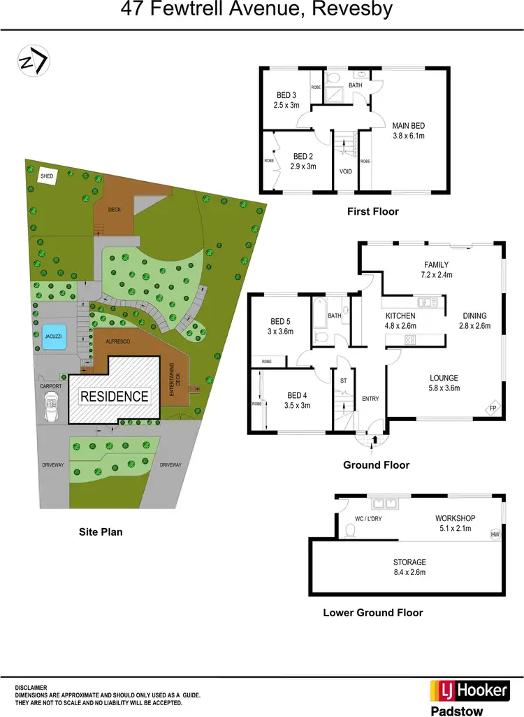 Floorplan of Homely house listing, 47 Fewtrell Avenue, Revesby Heights NSW 2212