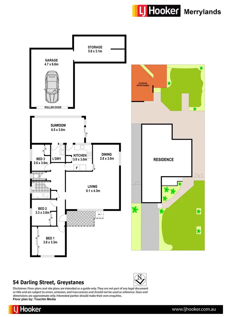 Floorplan of Homely house listing, 54 Darling Street, Greystanes NSW 2145