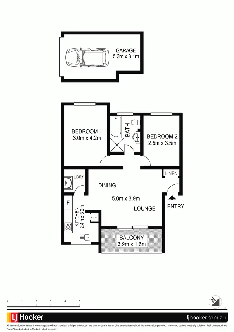 Floorplan of Homely unit listing, 26/14 Elizabeth Street, Parramatta NSW 2150