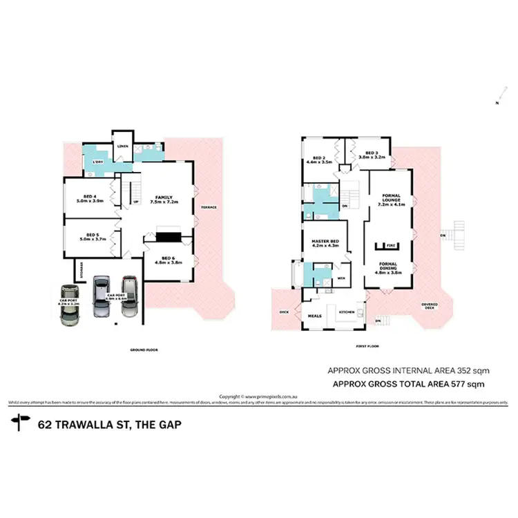 Floorplan of Homely house listing, 62 Trawalla Street, The Gap QLD 4061