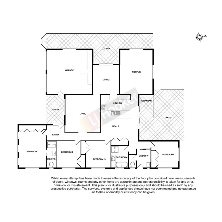 Floorplan of Homely house listing, 4 Tranquil Street, Sunnybank Hills QLD 4109