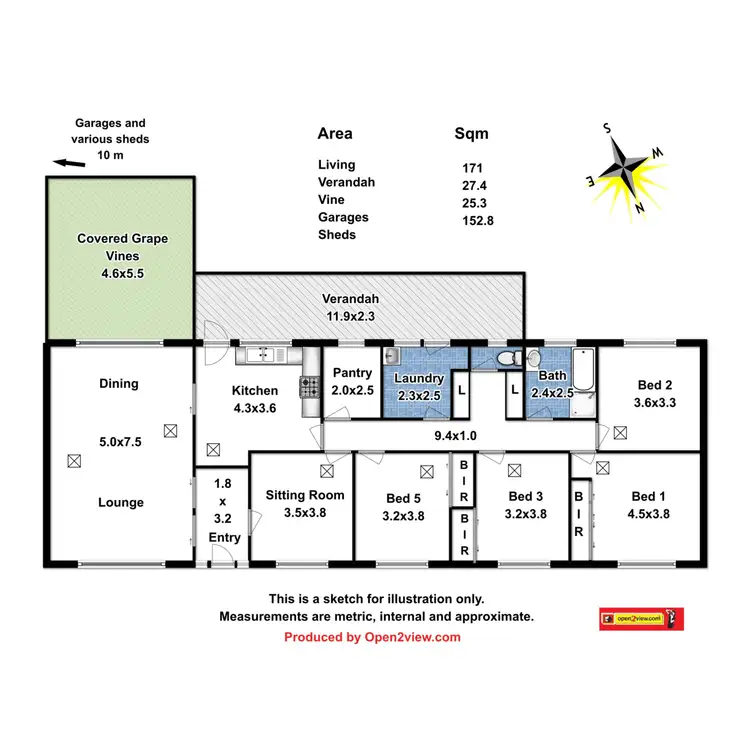 Floorplan of Homely house listing, 6 Edward Road, Gawler Belt SA 5118