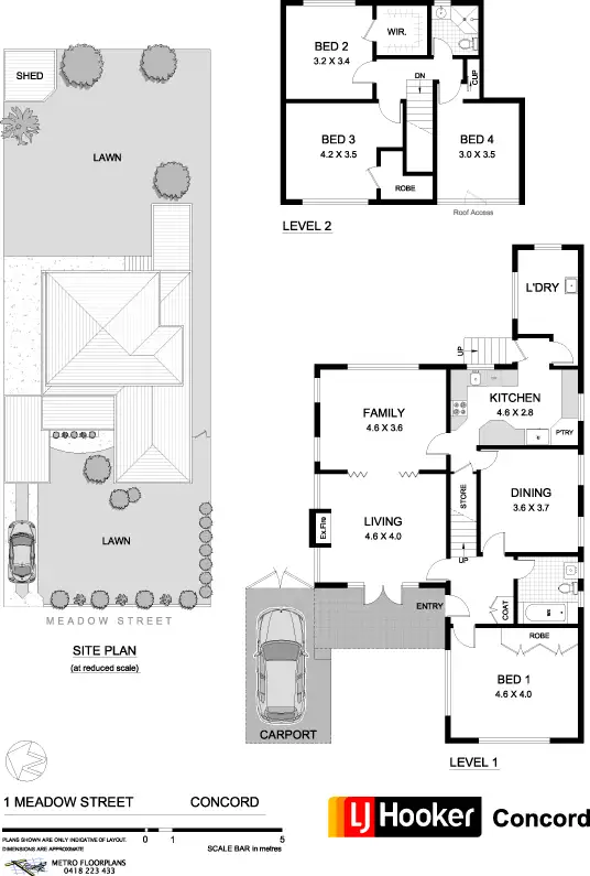 Floorplan of Homely house listing, 1 Meadow Street, Concord NSW 2137