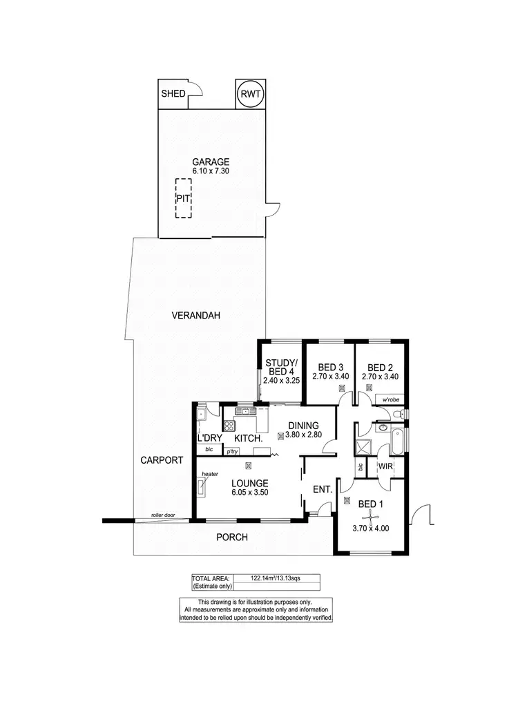 Floorplan of Homely house listing, 7 Market Street, Marion SA 5043