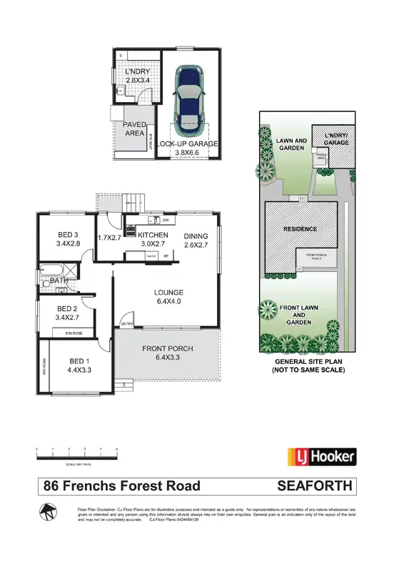 Floorplan of Homely house listing, 86 Frenchs Forest Road, Seaforth NSW 2092