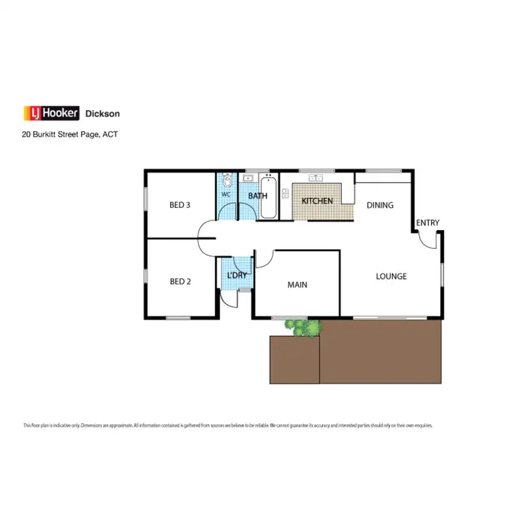 Floorplan of Homely house listing, 20 Burkitt Street, Page ACT 2614