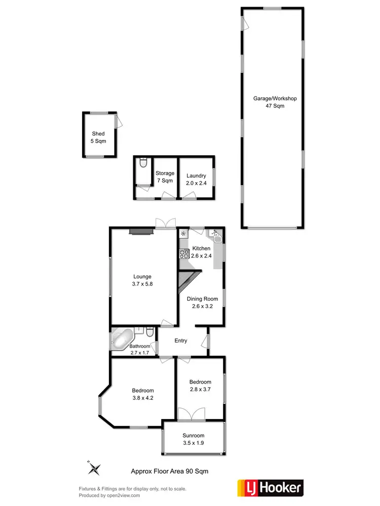Floorplan of Homely house listing, 23 Grove Road, Glenorchy TAS 7010