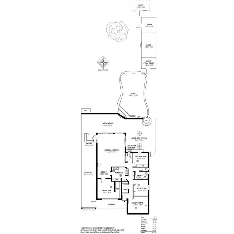Floorplan of Homely house listing, 59 Castle Street, Edwardstown SA 5039