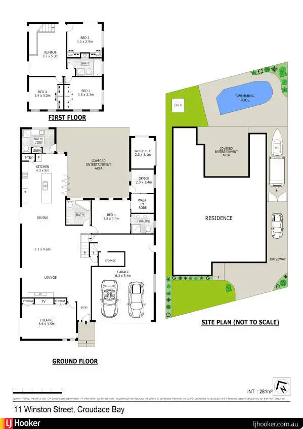 Floorplan of Homely house listing, 11 Winston Street, Croudace Bay NSW 2280