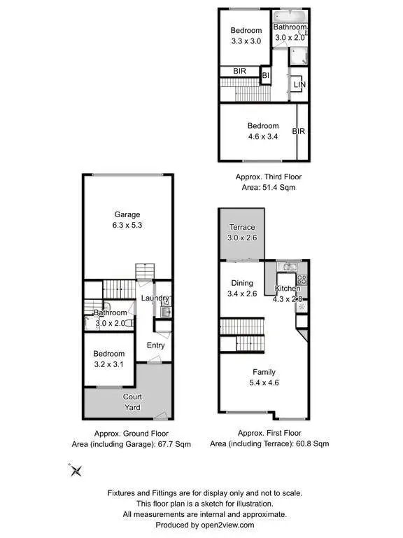 Floorplan of Homely townhouse listing, 14 Terminus Row, Hobart TAS 7000