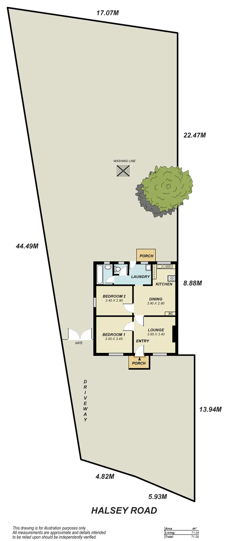 Floorplan of Homely house listing, 64 Halsey Road, Elizabeth East SA 5112