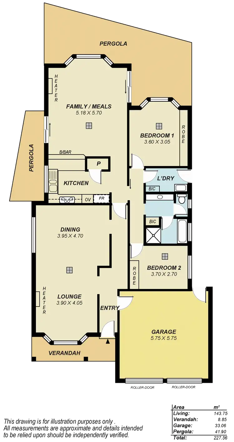 Floorplan of Homely house listing, 8 West Court, Golden Grove SA 5125