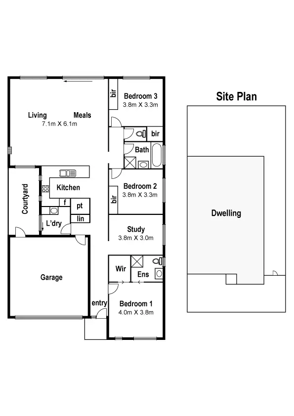 Floorplan of Homely house listing, 7 Luminous Street, Epping VIC 3076