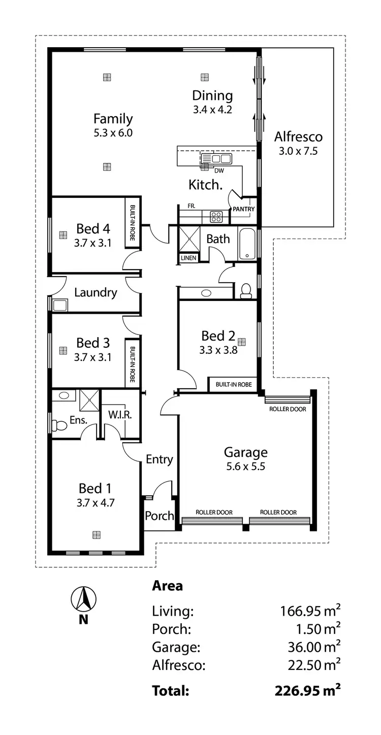 Floorplan of Homely house listing, 11 West Parkway, Mount Barker SA 5251