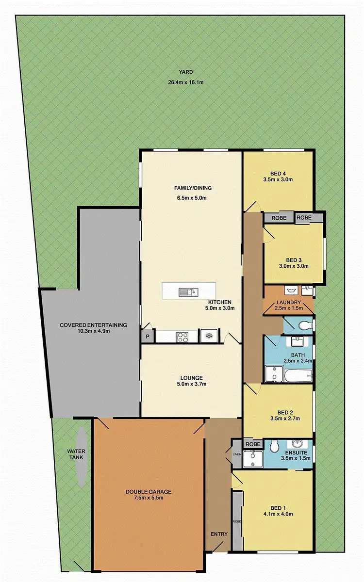 Floorplan of Homely house listing, 16 Connemara Street, Wadalba NSW 2259