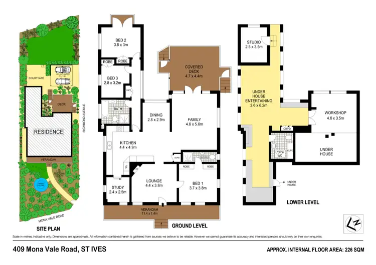 Floorplan of Homely house listing, 409 Mona Vale Road (Corner Richmond Ave), St Ives NSW 2075