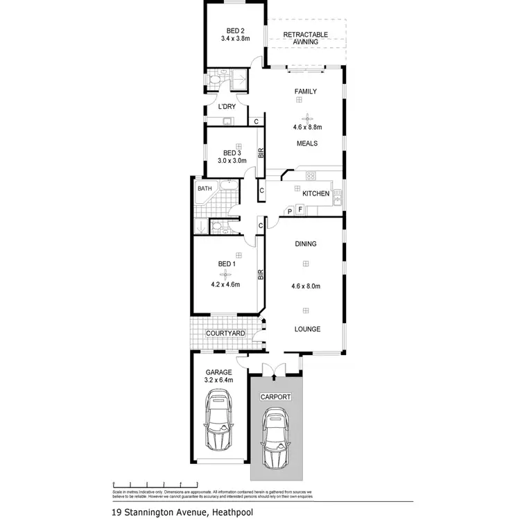 Floorplan of Homely house listing, 19 Stannington Avenue, Heathpool SA 5068