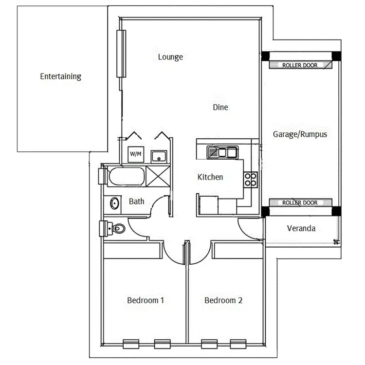 Floorplan of Homely unit listing, 8/4 Bella Street, Gawler East SA 5118
