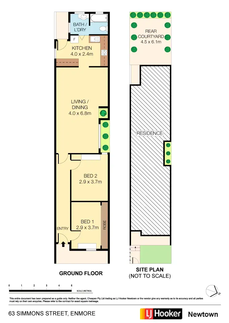 Floorplan of Homely house listing, 63 Simmons Street, Enmore NSW 2042