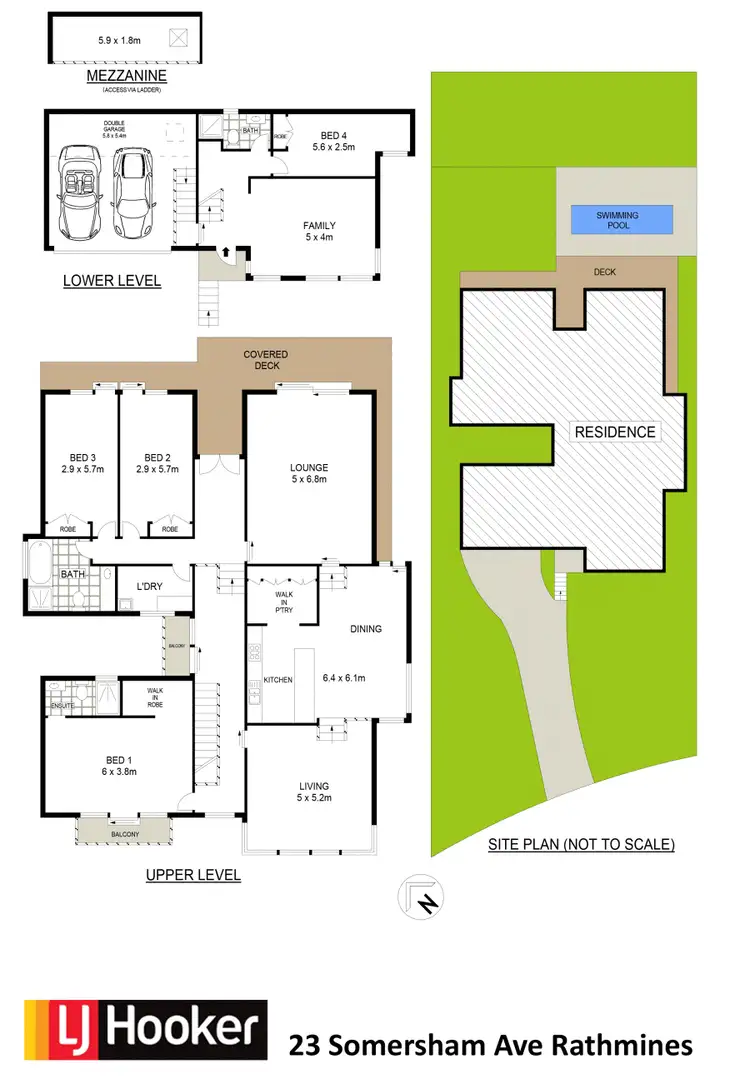 Floorplan of Homely house listing, 23 Somersham Avenue, Rathmines NSW 2283