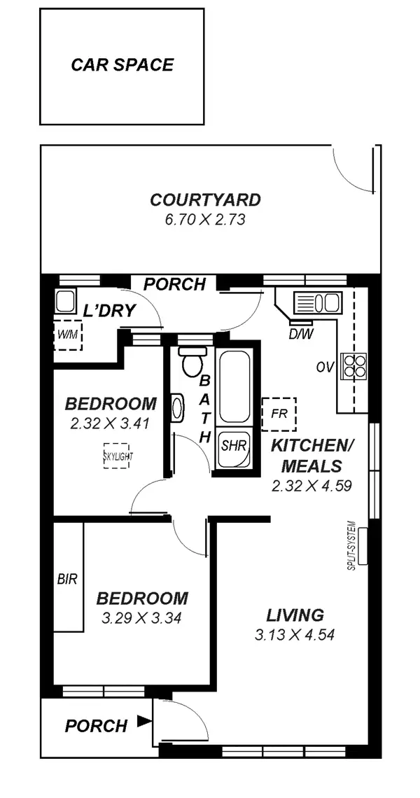 Floorplan of Homely unit listing, 4/51 Phillis Street, Maylands SA 5069