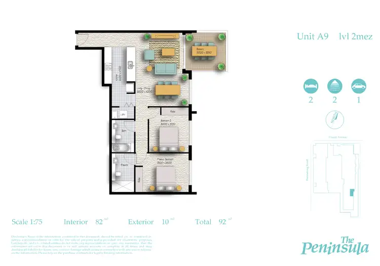 Floorplan of Homely apartment listing, A9/495-503 Bunnerong Road, Matraville NSW 2036