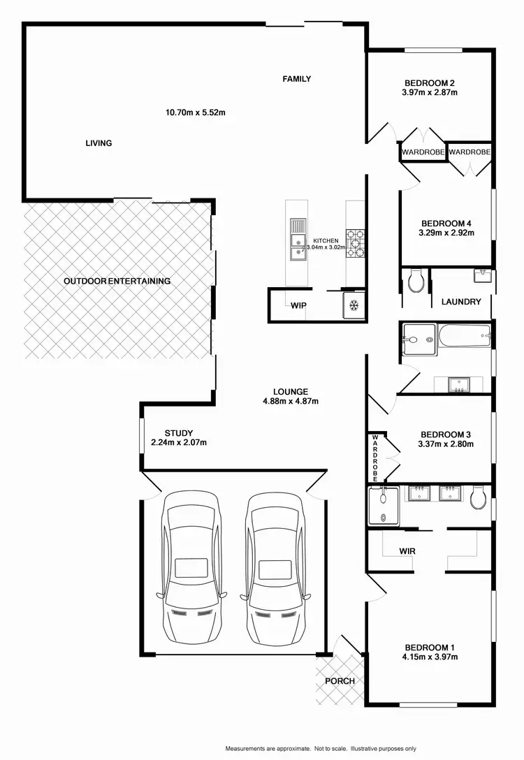 Floorplan of Homely house listing, 11 Richards Loop, Oran Park NSW 2570
