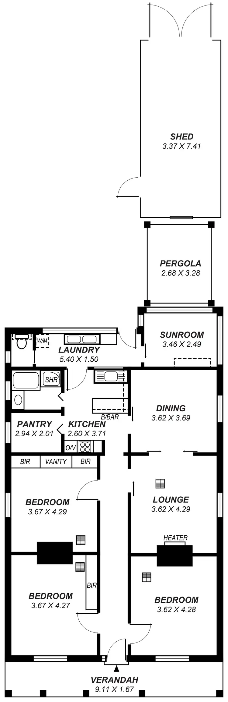 Floorplan of Homely house listing, 212 Beulah Road, Beulah Park SA 5067