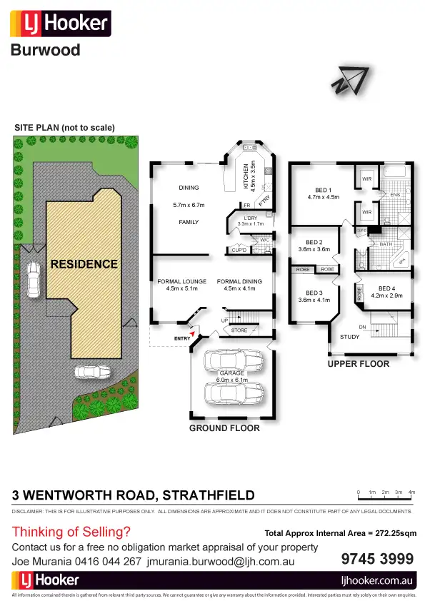Floorplan of Homely house listing, 3 Wentworth Road, Strathfield NSW 2135